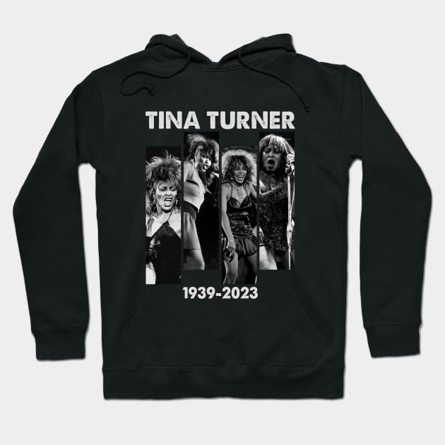 Tina Turner - Singer Retro Hoodie by Purwoceng